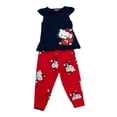 thumbnail image 1 of Set Pijama Hello Kitty para Niña 2 Piezas Estampado Hello Kitty Azul y Rojo Talla 8, 1 of 4