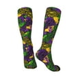 thumbnail image 4 of Balery Mardi Gras7 Fun Novelty Socks Men'S Women'S Crew Socks Funny Crazy Novelty Socks Quirky And Cool Socks, 4 of 9