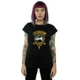 thumbnail image 2 of Harry Potter Womens Hufflepuff Toon Crest Cotton T-Shirt, 2 of 3