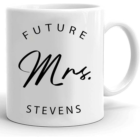Future Mrs. Name Mug, Engaged Wedding Mug Gifts For Women Wife Bride Her On Wedding, Engagement Bride Gifts Birthday Christmas Thanksgiving Gifts for Him Her