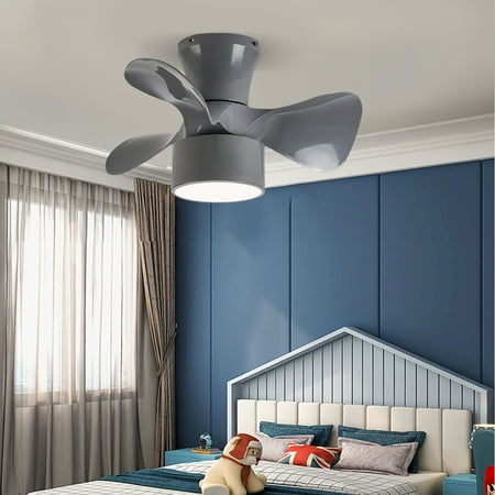 

Modern Ceiling Fan Light LED Dimmable Remote Control With Light Kit Lamp