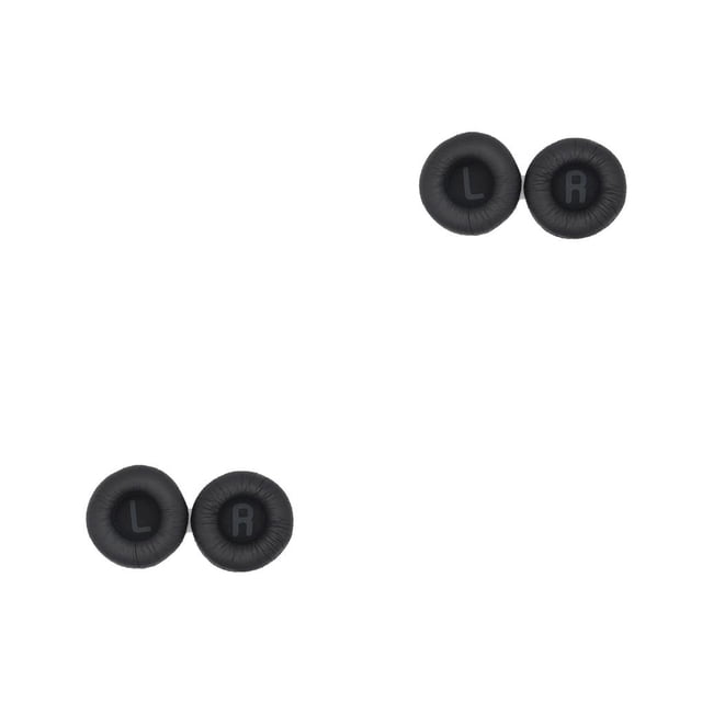 QualitChoice Coussinets d'Oreille en Cuir pour Écouteurs Réduction de Bruit Protection de Remplacement pour Écouteurs T500BT Noir 2Set