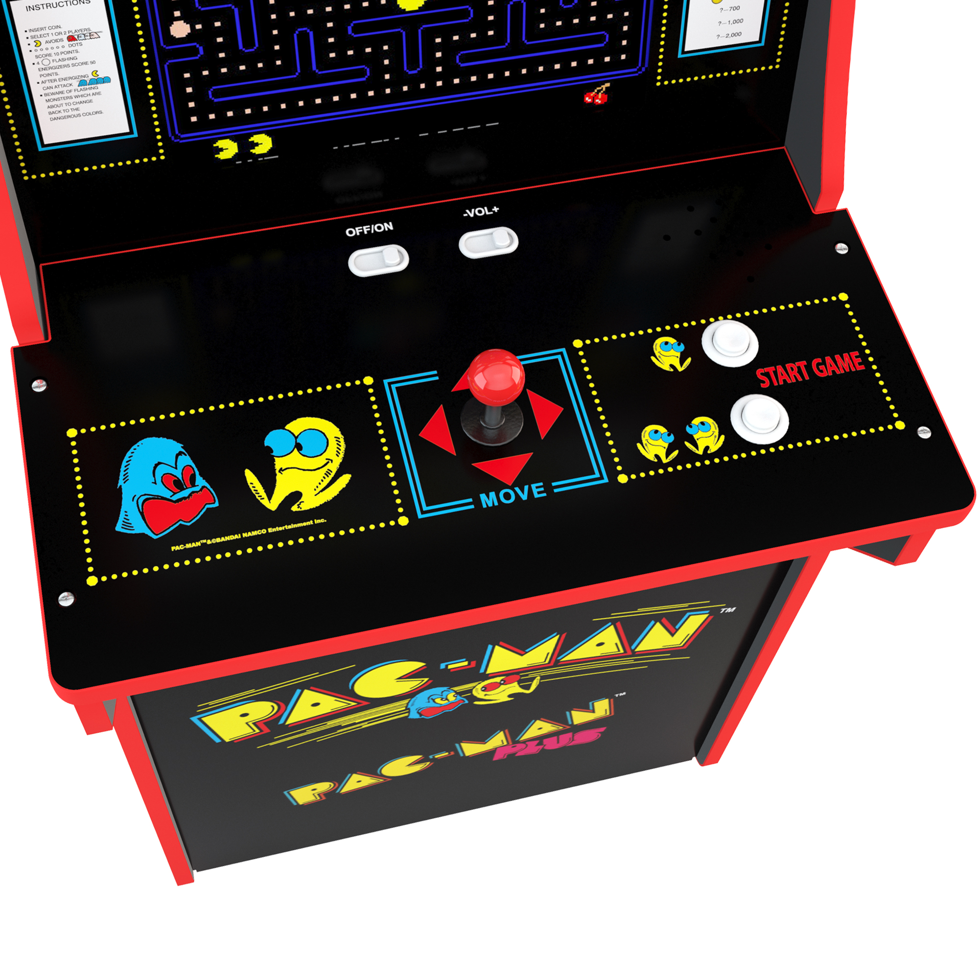 Pac-Man Arcade Machine with Riser, Arcade1UP - image 3 of 8