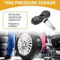 thumbnail image 2 of Sensor de presión de neumáticos Unique Bargains No.4D0907275C/4D0907275 para Volkswagen Phaeton 2004-2006 Sensor TPMS 1 Pcs 433MHz, 2 of 7