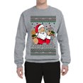 thumbnail image 2 of Wild Bobby Buon Natale, Italian Santa Claus, Funny, Italian American Humor Sweater | Holiday Unisex Crewneck Sweatshirt, 2 of 5