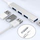 thumbnail image 1 of onlyliua Oferta Por Tiempo Limitado Extensiones de Miniconcentrador Usb, Concentrador Usb 3.0 En 4 Terminales, Concentrador 2.0, Usb Adaptable, Concentrador En Datos Portátil Delgado, Divisor Usb En, 1 of 7