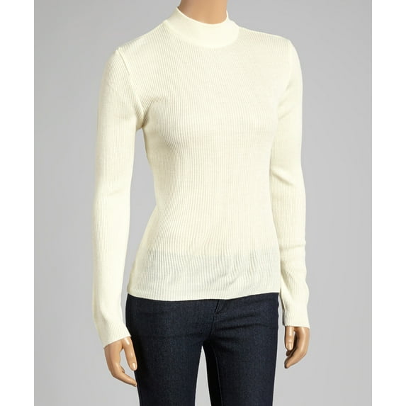 Ribbed Mock Neck Acrylic Sweater (Style# 1905)