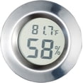 thumbnail image 2 of Visol VAC717 Modern Small Circular Digital Hygrometer, 2 of 2