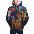 thumbnail image 4 of Saiise Unisex Kids Scooby-Doo At Sweatshirt Boys Girls Hooded Kangaroo Pocket Pullover Hoodies-Large, 4 of 7