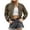 Army Green, variant on Tqcoqu Women's Solid Cropped Puffer Jacket, Stand Collar Zip & Button Long Sleeve Warm Winter Short Outerwear