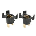 thumbnail image 4 of Car Light Tools Pair LED Tail Lamp Bulb Socket H1 Adapter Holder Replacement Fit For, 4 of 8
