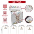 thumbnail image 5 of Spring Easter Bunny Table Runner 72 Inches Long,Colorful Eggs Botanical Floral Cotton Linen Table Runners Dresser Scarves,Decorative Tabletop Scarf Furniture Cover for Home Dinner Party 13"x72", 5 of 8