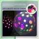 thumbnail image 4 of KAKOWELY 50 globos de neón con puntos fluorescentes que brillan en la oscuridad. Globos de látex de neón., 4 of 5
