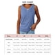 thumbnail image 3 of Camisetas sin mangas con cuello en V camisetas sin mangas para mujer camisa delgada cuello en V sin mangas camiseta sin mangas color sólido casual ajuste holgado ANGGREK Otros, 3 of 4