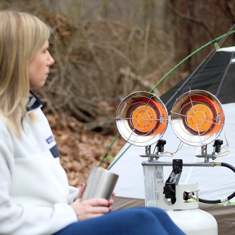 Mr. Heater, MH30T Double Tank Top Outdoor Propane Heater Propane Cylinder  not Included - Walmart.com