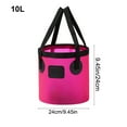 thumbnail image 3 of Large Capacity Outdoor Folding Fishing Buckets Carrying Buckets Camping Buckets Washbasin Car Buckets Soaking Buckets Storage Buckets, 3 of 6