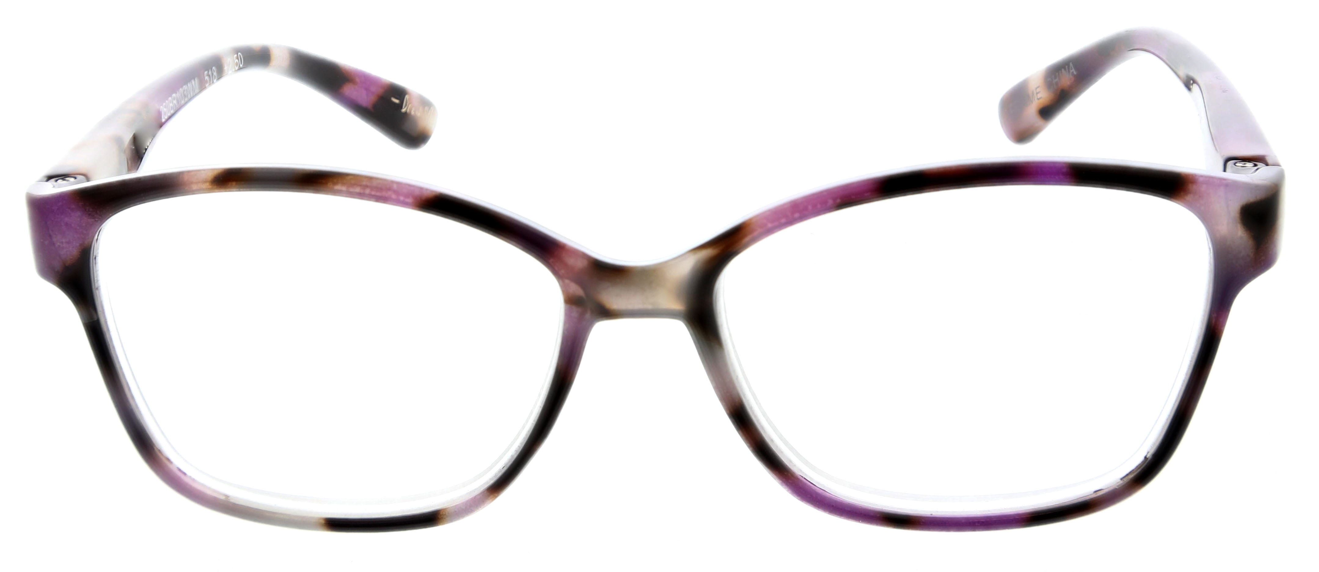 (2 pack) FLOWER Womens Reading Glasses - FLR103 Lilac +1.25