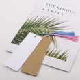 thumbnail image 2 of TINYSOME 120 Pcs DIY Personalize Blank Bookmark Tassel Kit 60Pcs x Blank Paper Bookmark 60 Pcs x Classic Clolorful Tassel Pendant, 2 of 10