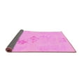 thumbnail image 2 of Ahgly Company Indoor Square Abstract Pink Modern Area Rugs, 8' Square, 2 of 4