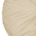 thumbnail image 3 of VHC Brands Festive Natural Burlap Tan Cotton Christmas Tree Skirt, 48" x 48", 3 of 4