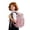 02_Pink, variant on UJNDER Transparent Kids Backpack with Clear Front Pocket Lightweight Daypack for School Commuting and Travel Activities School Backpack for Girls,02_Pink,Mid