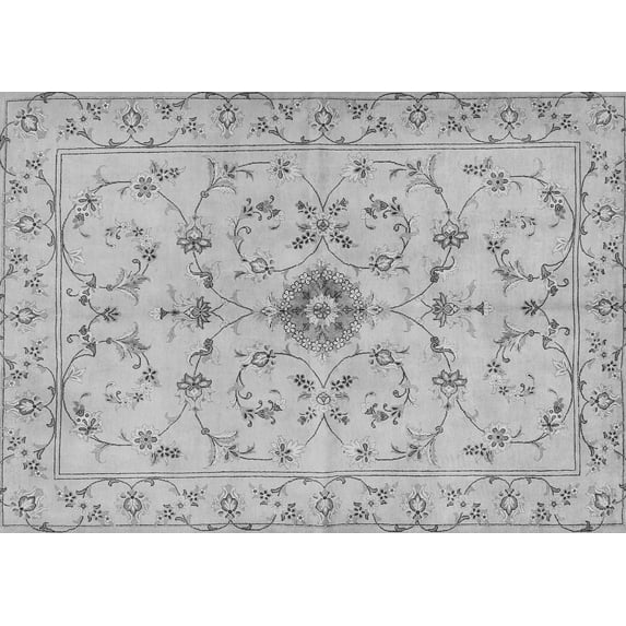 Ahgly Company Indoor Rectangle Persian Gray Traditional Area Rugs, 2' x 5'