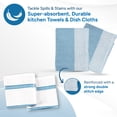 thumbnail image 3 of Casa Platino Juego de Cocina, Paquete de 8, Juego de Toallas y Almohadillas para Ollas con Manoplas para Horno, Lindo Juego de Inicio de Cocina, Manoplas Cortas para Horno y Paños de Cocina y Paños para Platos - Aciano, 3 of 9
