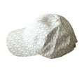 thumbnail image 4 of Michael Kors MK Logo Signature White and Gray Women's Hat, 4 of 4