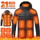 thumbnail image 2 of 9/19 Áreas Chaqueta Calefactable Chaleco Cálido para Mujer USB Chaqueta Calefactora para Hombre Chalecos Calefactables Abrigo Caza Senderismo Camping Otoño Invierno Hombre, 2 of 5
