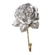 thumbnail image 4 of Gancho de rosa para vestido, sombrero, abrigo, gancho de pared europeo, decoración de pared, llavero Plata, 4 of 9