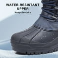 thumbnail image 3 of Apakowa Kids Boys Girls Winter Snow Boots Waterproof Outdoor Insulated Snow Boots (Little Kid/Big Kid), 3 of 8