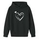 thumbnail image 4 of Sudaderas con capucha para niños y niñas, sudaderas casuales de manga larga, lindas sudaderas de gran tamaño con bolsillo de polar, chaquetas para niñas, 4 of 4