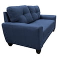 thumbnail image 3 of Love seat El Bazar Store Sidney Lino Azul Marino 2 Plazas Modular Moderno Sala Sofa, 3 of 4