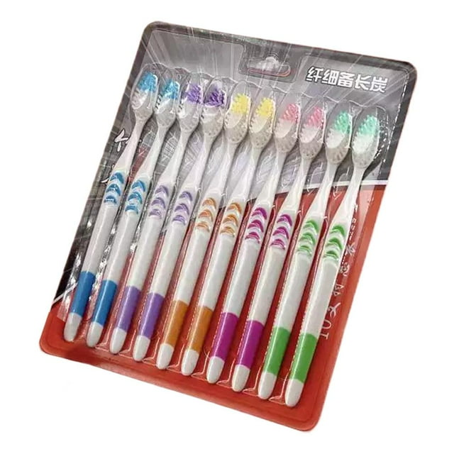 Premium Bamboo Charcoal Toothbrush Biodegradable Organic Free Soft Bristle