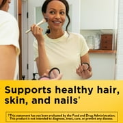 Nature Made Hair Skin and Nails with Biotin 2500 mcg Gummies, Dietary Supplement, 150 Count