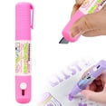 thumbnail image 3 of 2Pc Thermal Ink Eraser Pens Thermal Erasable Pen For Office Desk,Plastic Pink, 3 of 5