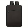 thumbnail image 5 of 1pc Fashion Large Capacity Backpack, Men's Versatile Simple Solid Color Backpack, Computer Laptop Notebook Bag, Business Commuter Bag For Business Trip Conference, Students Computer Bag, 5 of 5