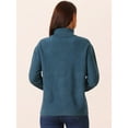 thumbnail image 4 of DARING DIVA Turtleneck Sweater Long Sleeve Knitted Pullover Basic S Deep Blue, 4 of 5