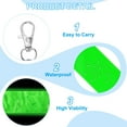 thumbnail image 3 of Uxcell Safety Reflector, Reflector Tag Pendant Reflective Safety Keychain Gear for Backpack Cycling Running Grass Green, 3 of 6