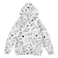 thumbnail image 3 of Mercatoo Cute Hoodie for Kids DIY Hand Painted Hooded Sweatshirt Can Play with Wear Fashion Pullover Tops for Girl Boy, 3 of 3