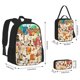 thumbnail image 2 of Balery construction road work landscape Mochila Escolar 3 en 1 para Niños - Mochila Resistente con Lonchera Térmica y Estuche - Mochila Escolar para Niños y Niñas, 2 of 7