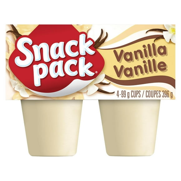 Snack Pack® Vanilla Pudding Cups, 4 Cups, 396 g