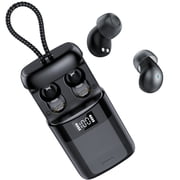 AI Sleep Earbuds Bluetooth 6.0 in Ear, Mini Sleep Headphones with Sleep Monitor and APP, Small Earplugs for Side Sleepers, 48H Playtime Sleep Earphones with Sleep Mode, Personal Alarm, Black