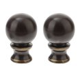 thumbnail image 1 of KEINXS 2 Pcs Lamp Finials Table Lamp Caps Knobs Lamp Shade Ball Finial Lamp Topper Knob, 1 of 7