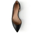thumbnail image 2 of Journee Womens Cortni Slip On Pointed Toe D'Orsay Flats, Widths Available, 2 of 8