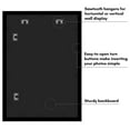 thumbnail image 2 of Americanflat 18x26 Collage Picture Frame - Use as Sixteen 4x6 Picture Frame Openings or One 18x26 Photo Frame Made of Engineered Wood with Polished Plexiglass - Black, 2 of 6