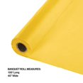 thumbnail image 2 of Creative Converting Rouleau de Table en Plastique 40 Po x 100 Pi Rouleau de Table Jaune pour Bus Scolaire, 2 of 2