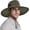 Green-12 Cm Brim, variant on Wide Brim Fishing Sun Hat for Men Women, UPF 50+ Waterproof Bucket Boonie Hat Hiking Camping Safari Garden Beach