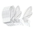 thumbnail image 3 of jifeng 80 Pieces Flower Wrapping Papers Butterfly Wing Packaging Paper for Birthday White, 3 of 9