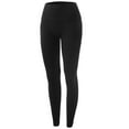 thumbnail image 2 of A2Y Women's Ribbed High Waist Seamless Leggings Black SM, 2 of 3